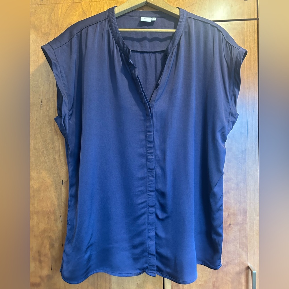 ELK the Label Australian Luxury Brand Myk blouse Eggplant Women’s size 8